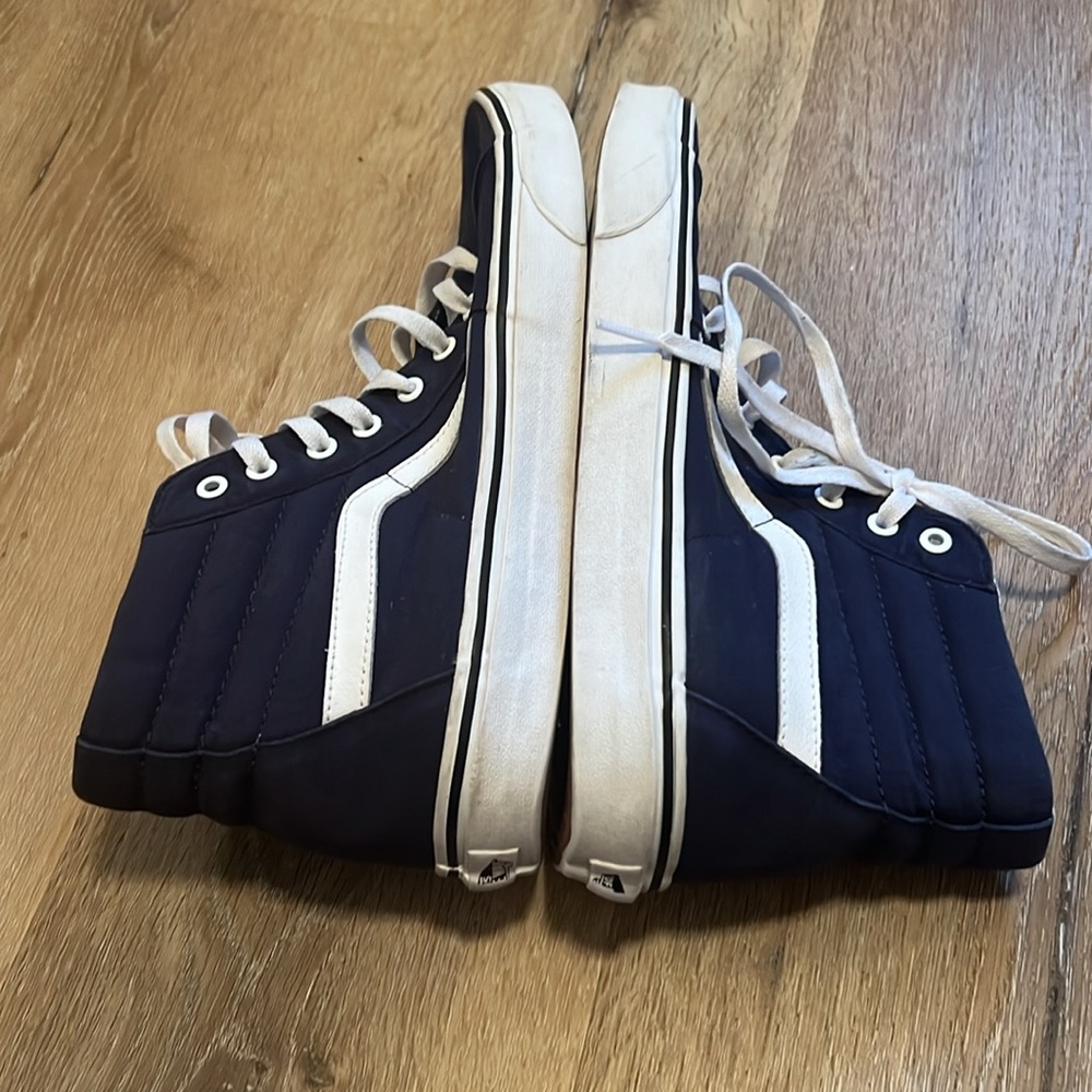 VANS Men's Sk8-Hi Skateboarding Shoes Navy Men's Sz 12 Sneakers - Picture 8 of 14